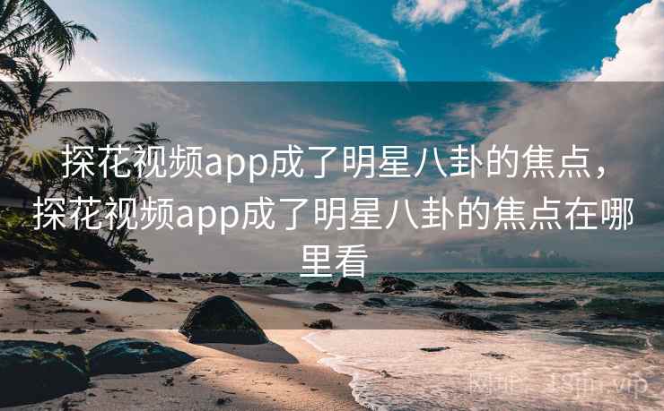探花视频app成了明星八卦的焦点，探花视频app成了明星八卦的焦点在哪里看